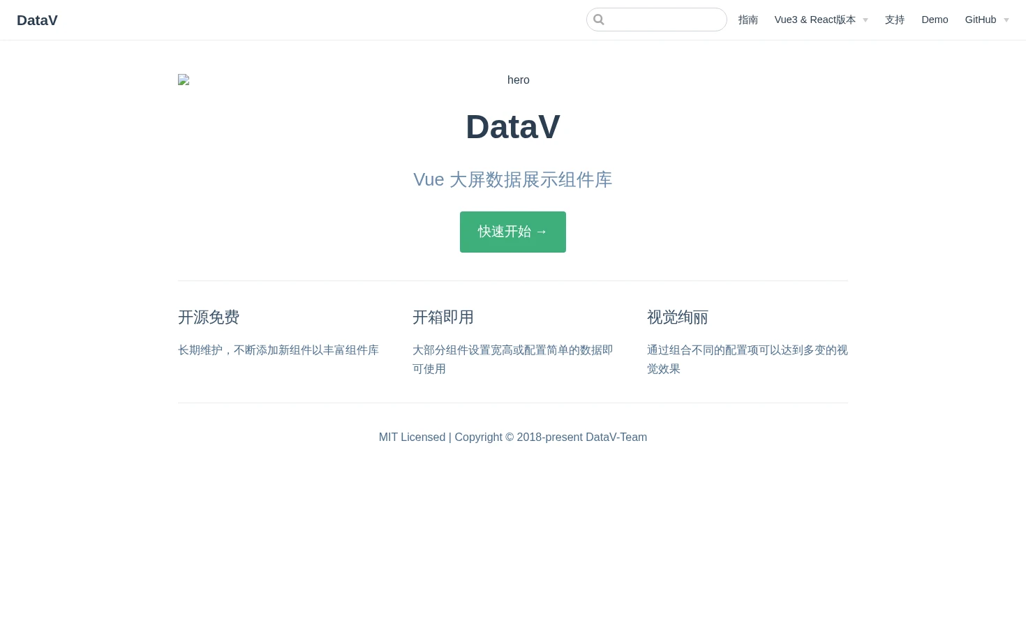 DataV 页面快照